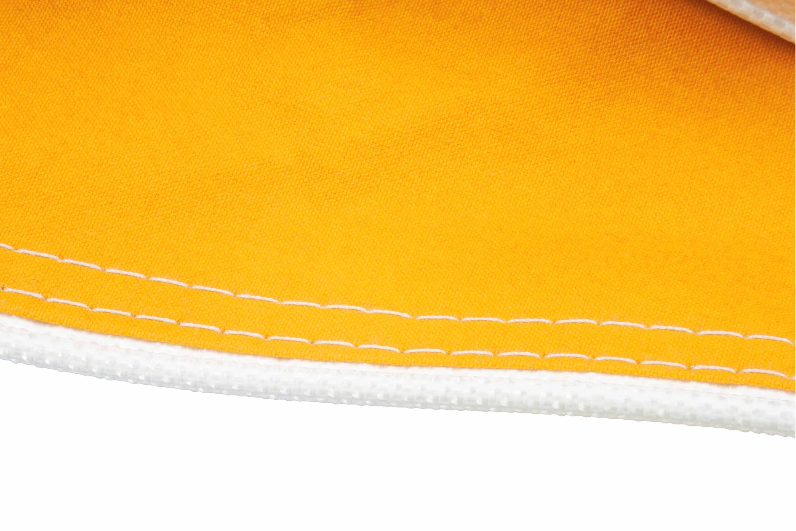 VW T2B Westfalia Tentdoek voor hefdak. Geel met 3 vensters. Kwaliteit A+ Uitmuntend Ten Cate doek! - Image 7