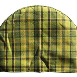 VW T2B Helsinki hoes voor het reservewiel. (in de auto) Groen-geel.