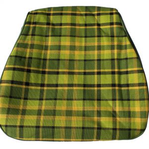 VW T2B Bekleding. Hoes voor de zitting van de stoel. Bouwjaar aug. '74- aug. '79 groen-geel