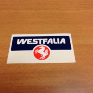 VW T2B Westfalia kleine sticker voor bagagebak.